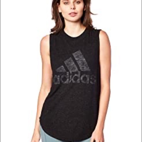 adidas muscle tee women's